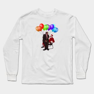 The Office Kevin 1000 Balloons Christmas Wish Long Sleeve T-Shirt